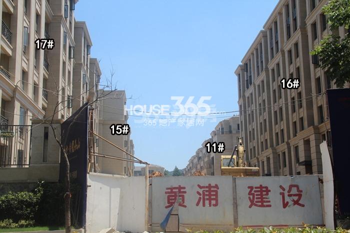 复地黄龙和山项目11、15—17号楼施工进程图（2015.7）