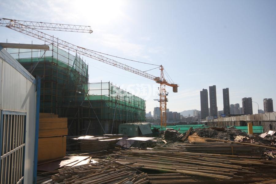 越秀湖山悦施工现场实景图 2018年2月摄