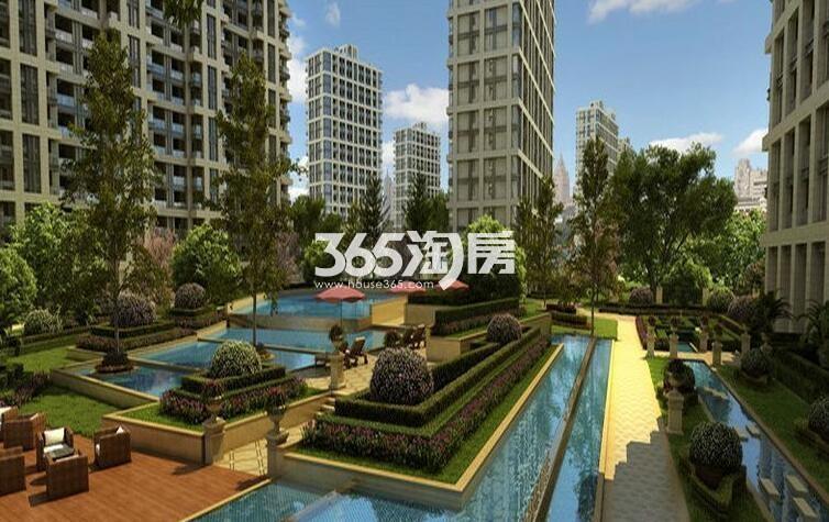 中企艮山府游泳池效果图