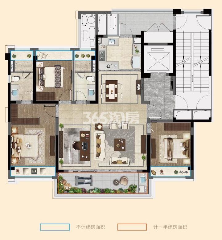 金辉紫雅云邸户型图