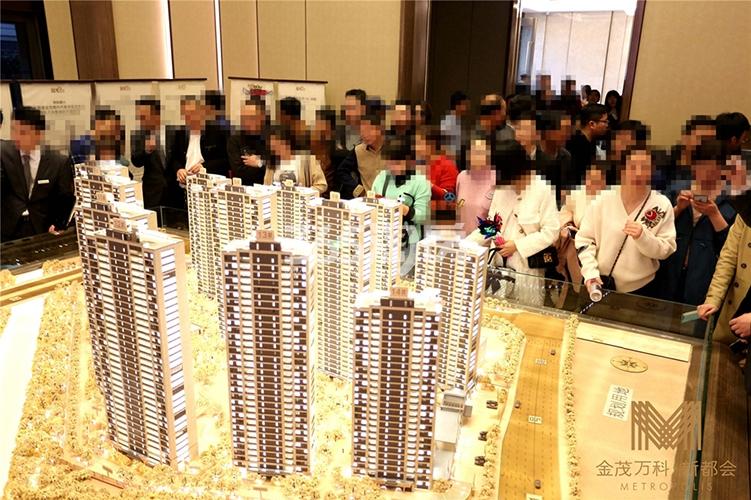 2019年4月初金茂万科新都会沙盘实拍