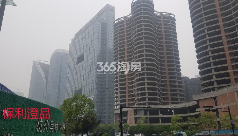 保利澄品东面的万禹国际（2019年5月）