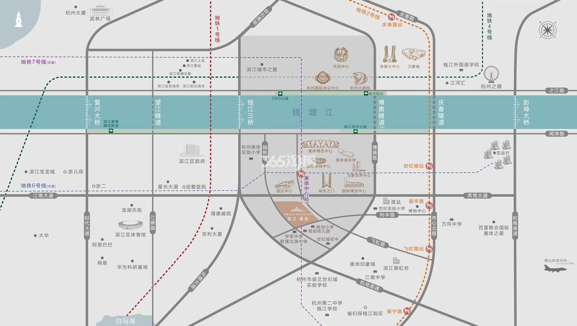 滨江嘉品区位图