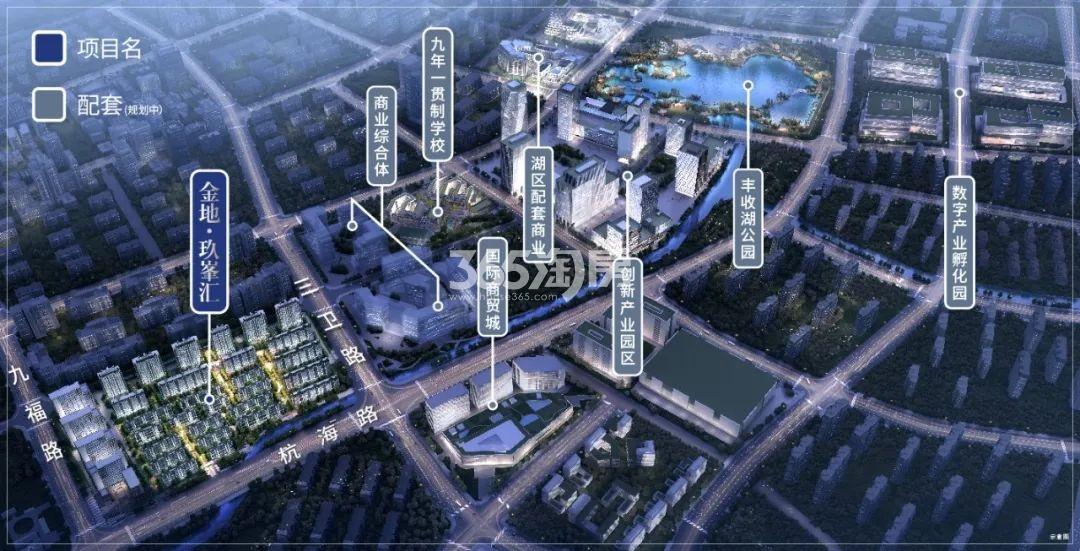 金地玖峯汇配套图