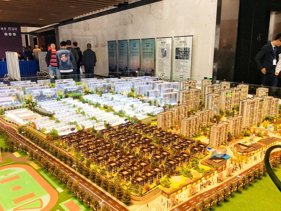 越秀西海岸实景沙盘图