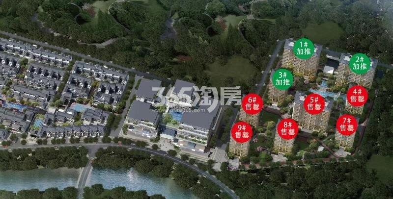 湖风雅园小高层楼栋效果图