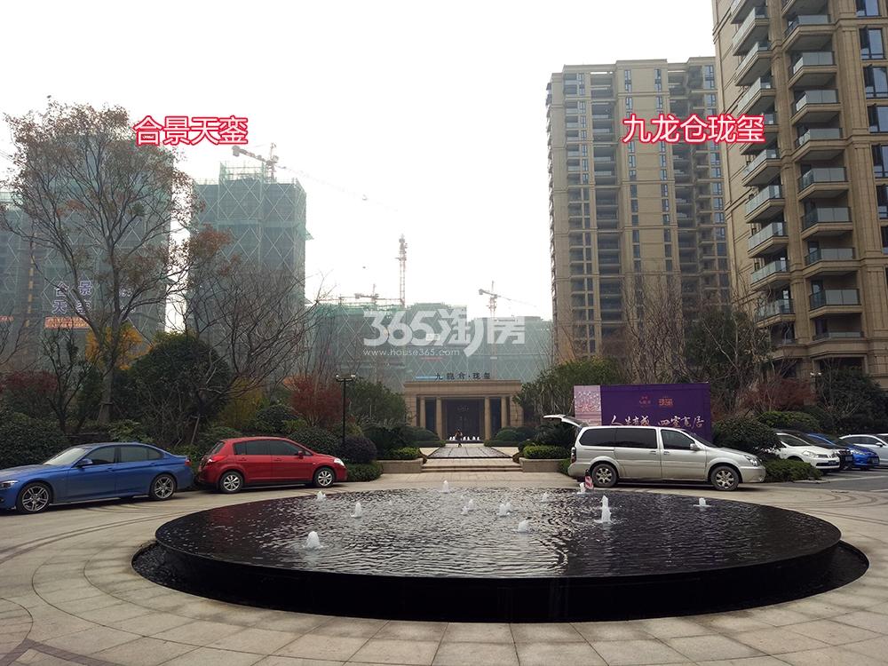 2017年12月底合景天銮及周边楼盘实景