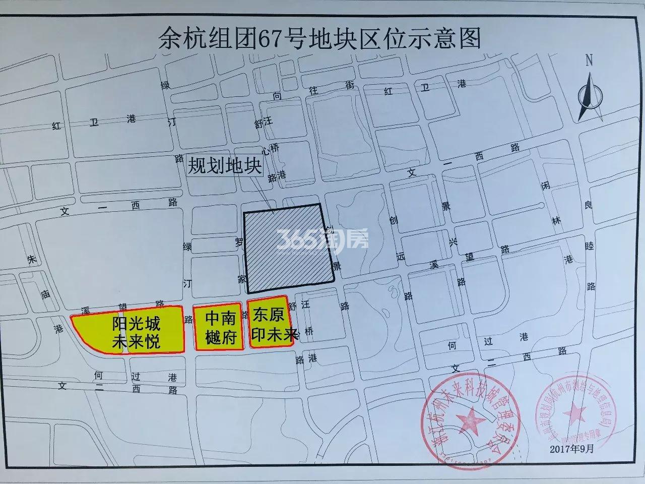 富力未来科技城67号地块交通区位图