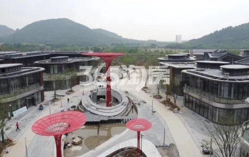 前山澜庭金融小镇花园天地商业街实景图