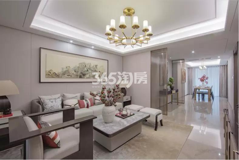 佳兆业和光雅院低密度多层137㎡样板间-客厅