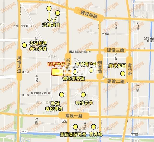 绿城九龙仓桂语江南交通图