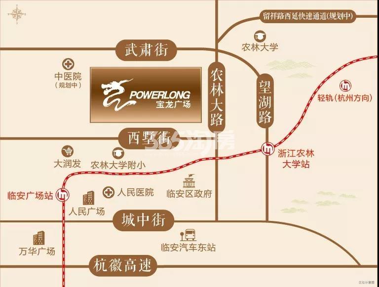 龙沁城区位图