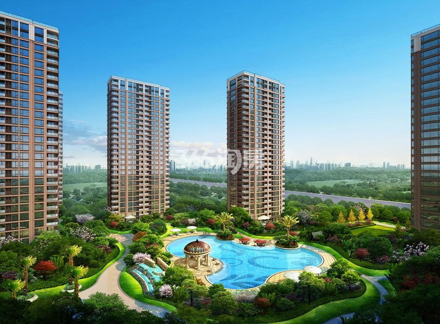 滨江江南名府高层效果图