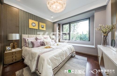 MOC芯城汇（住宅）135㎡卧室样板间图