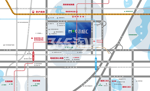  MOC芯城汇高铁区位图