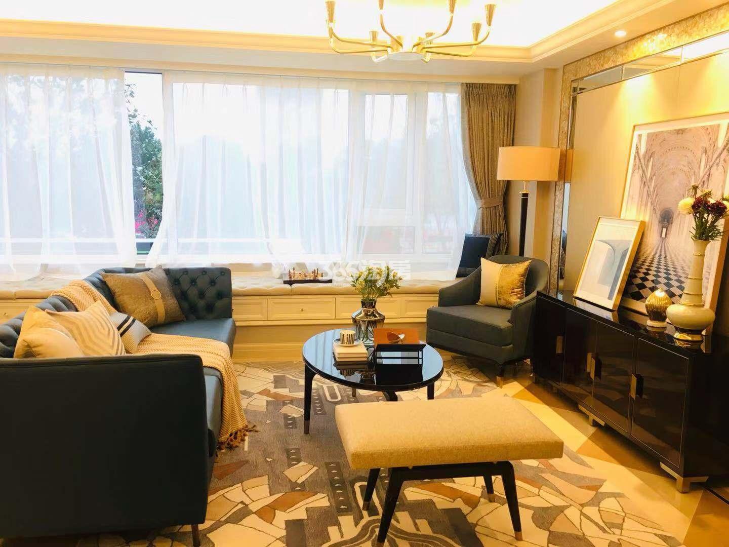 滨江新希望拥潮府低密度多层B户型119方样板房——客厅_杭州滨江新希望拥潮府_杭州新房网_365淘房