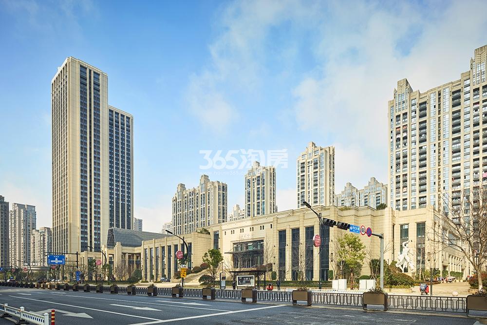理想世纪金座项目沿街实景图