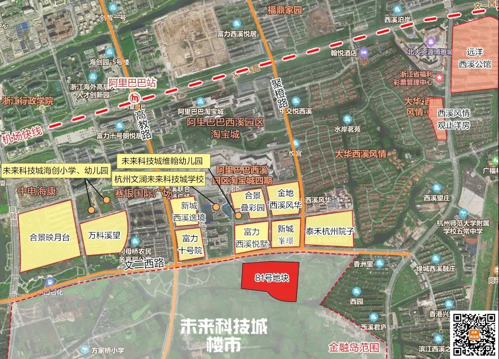 绿城交投未来科技城宅地区位图