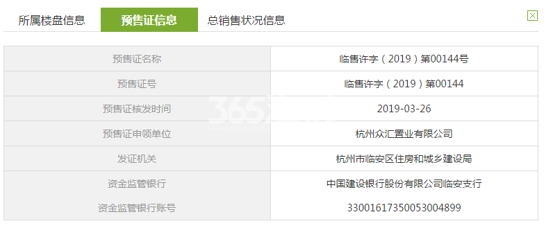 星雨华府麓园P14#预售证信息