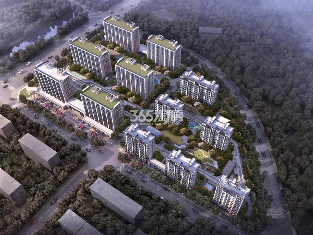 中梁云都汇项目鸟瞰图