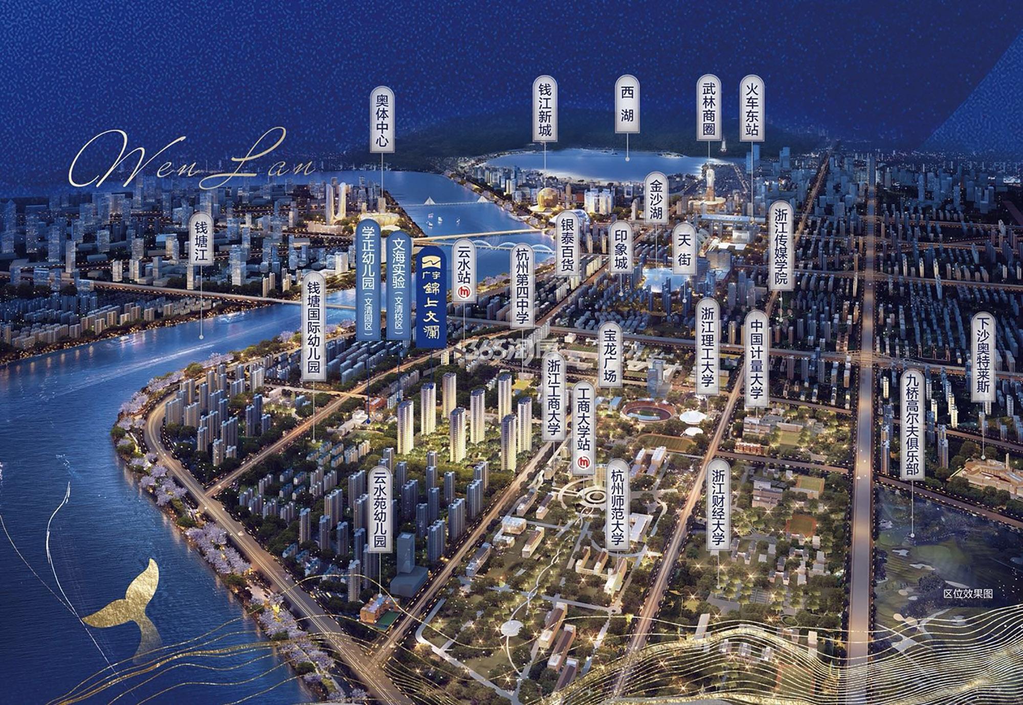 锦上文澜公寓区位图