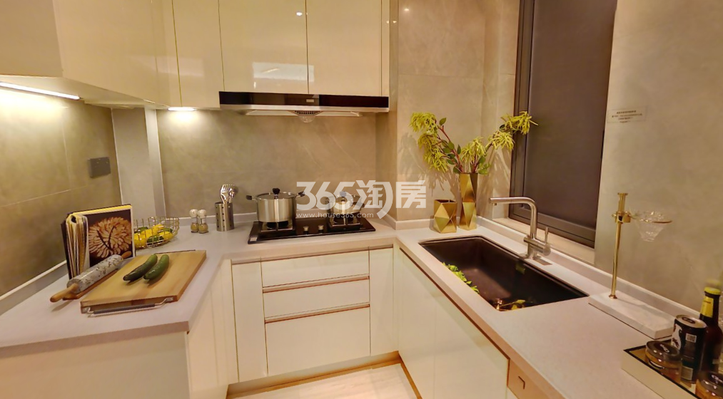 融信杭州世纪B户型约128方样板房——厨房
