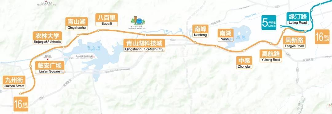 地铁16号线走势图