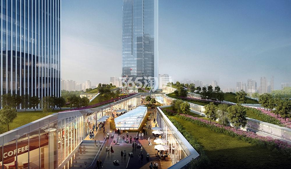 富力中心项目商业效果图