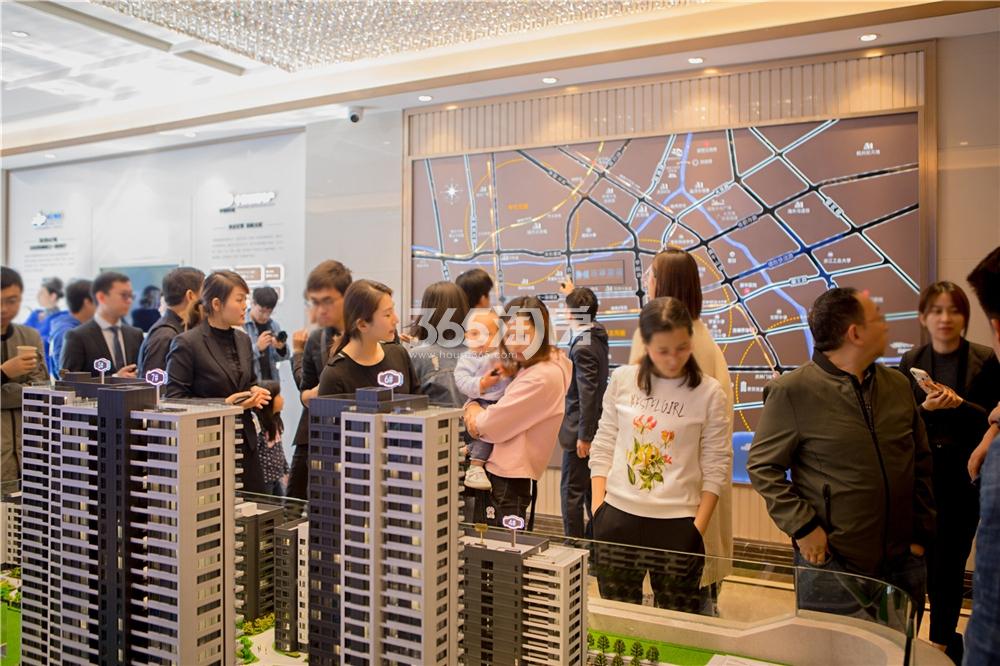 2019.11.10中铁建滨江古翠蓝庭销售展示中心开放现场