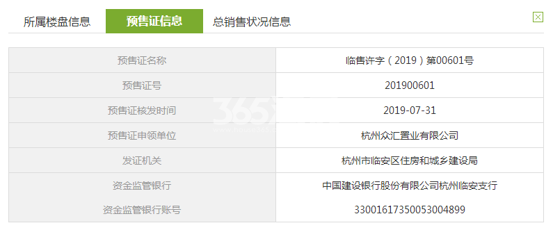 星雨华府麓园27#预售证信息