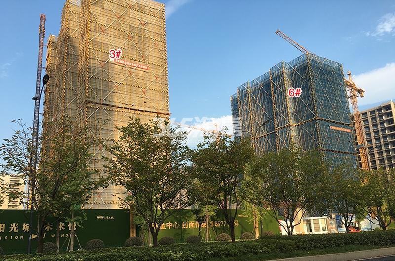 阳光城未来悦3、6号楼施工进程图（2018.9）