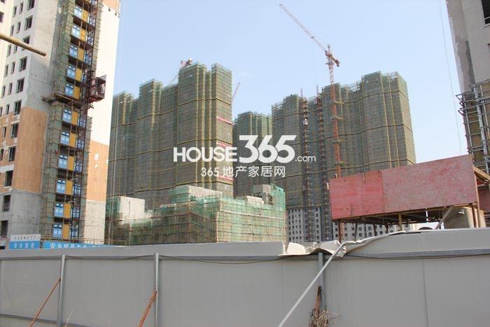 中海御道路一号北侧施工进度 2015年4月摄