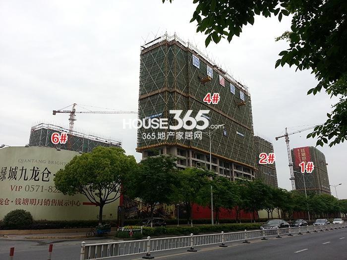 绿城九龙仓钱塘明月1、2、4、6号楼施工进度 2015年4月摄