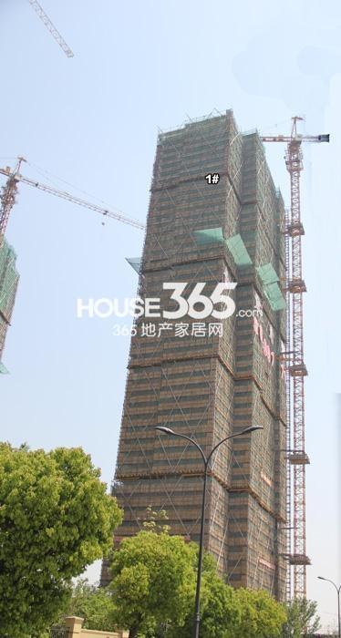 合景瑜翠园项目1号楼施工进程图（2015.4）