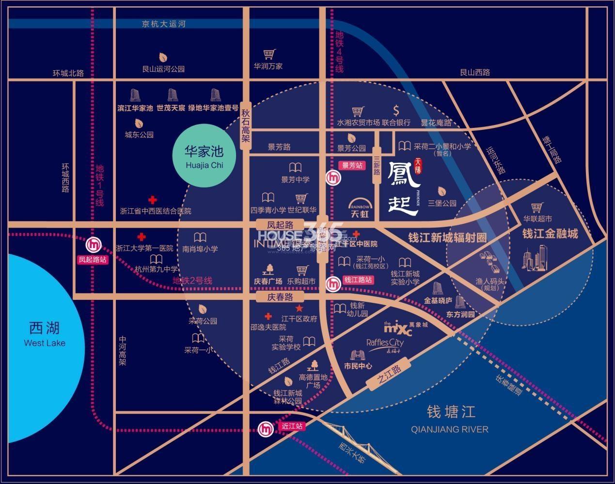 天阳凤起交通图