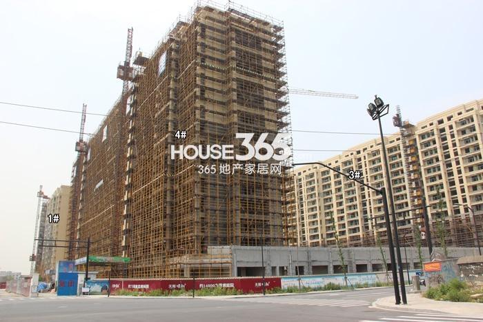 天阳晴朗1、3、4号楼施工实景图 2015年5月摄
