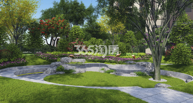 绿景公馆1898园林效果图