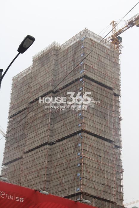 万科北宸之光项目施工进度实景图 2015年9月摄
