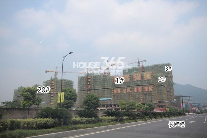 汉嘉柒号1、2、3、20号楼施工实景图 2015年9月摄 