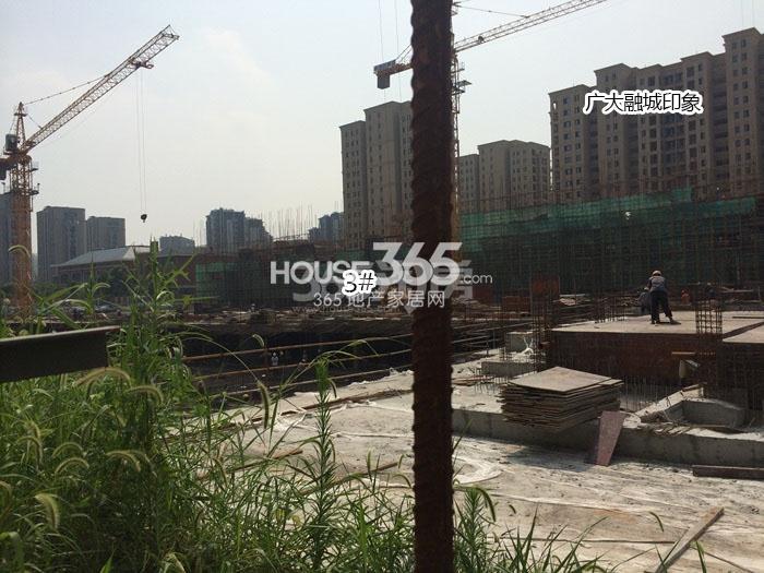 天阳明朗3号楼施工实景图 2015.9摄