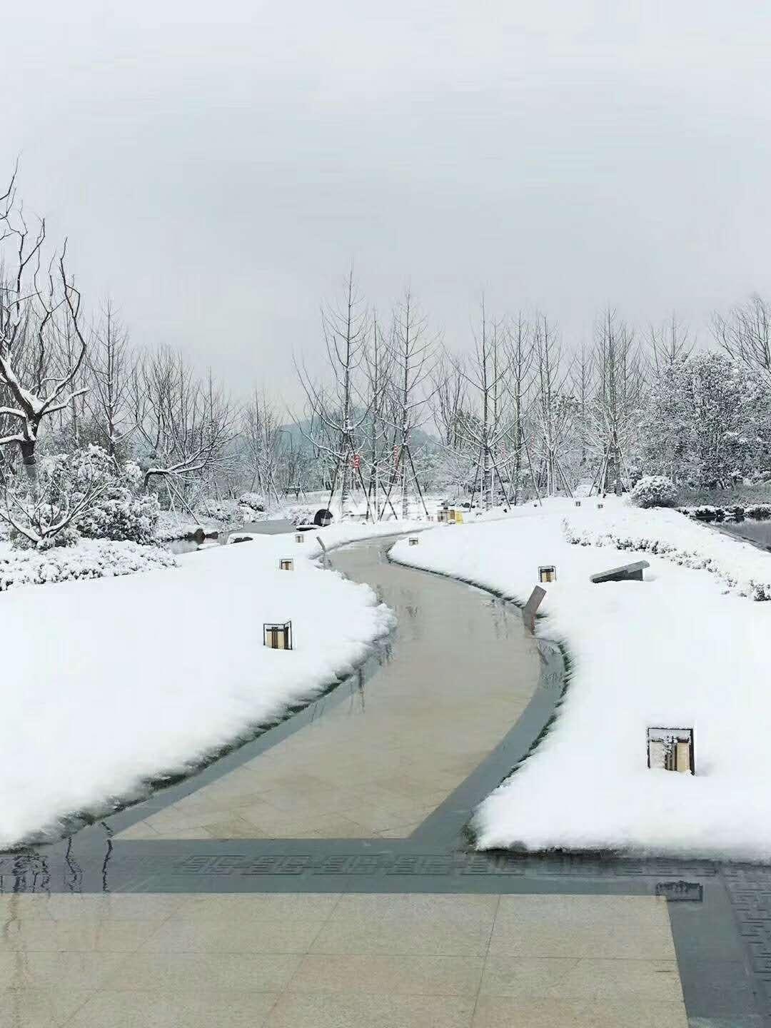 2018年1月烟雨颐和江南府示范区景观