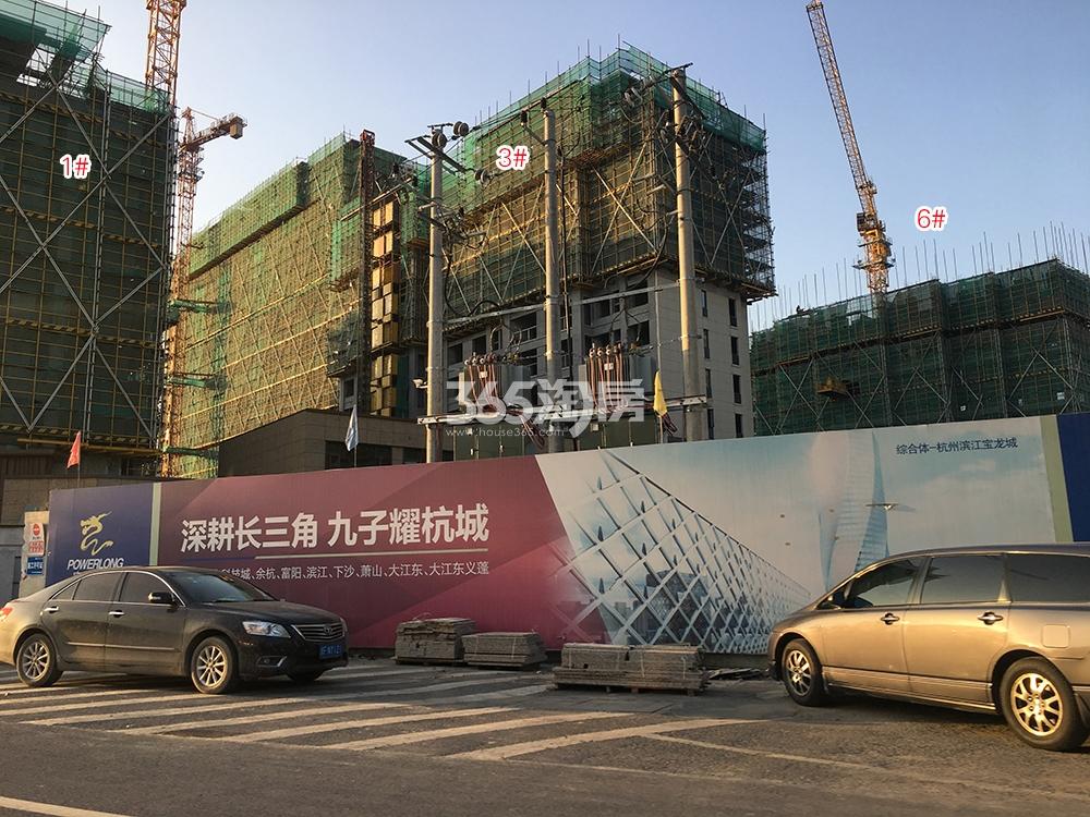 龙沁城1、3、6#工程进展（2018.11）