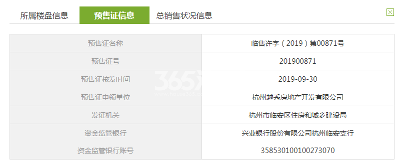 星悦城38#预售证信息