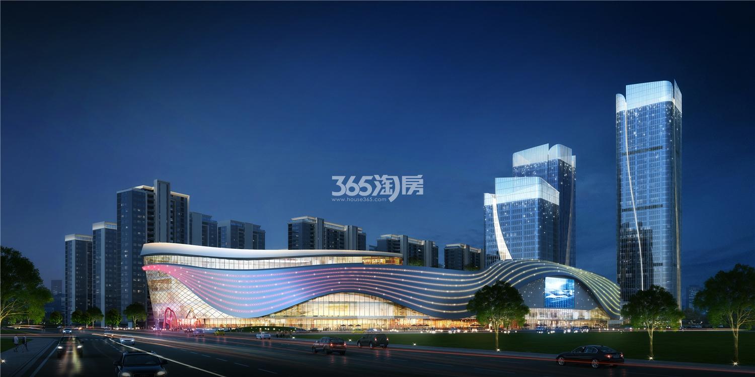 星创城（暂定名）商业夜景效果图