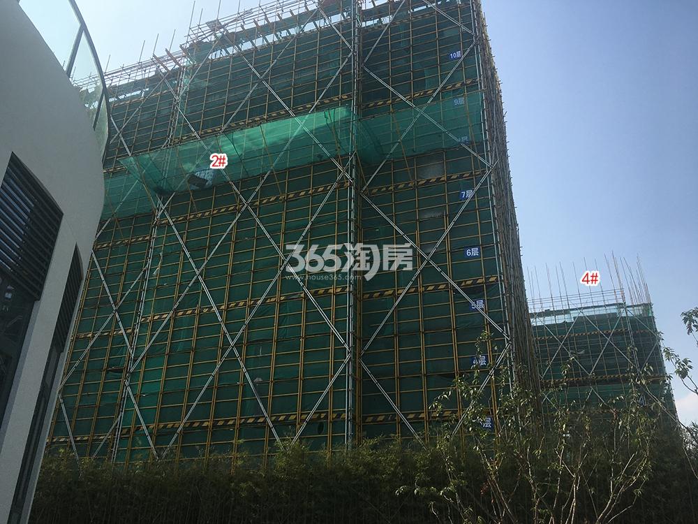 龙沁城2、4#工程进展（2018.6）