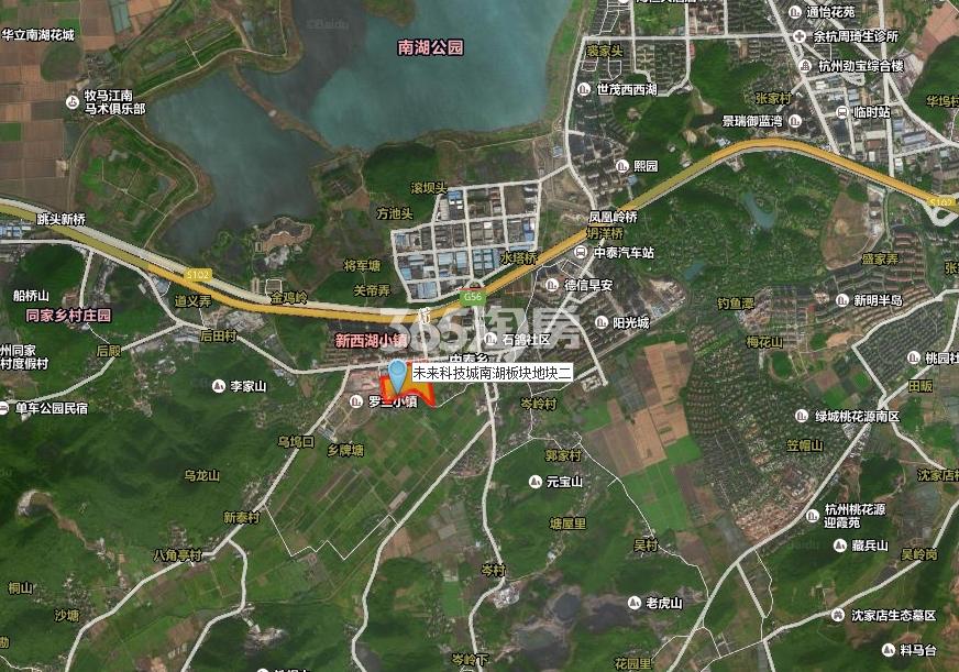 中锐南湖37号地块交通区位图