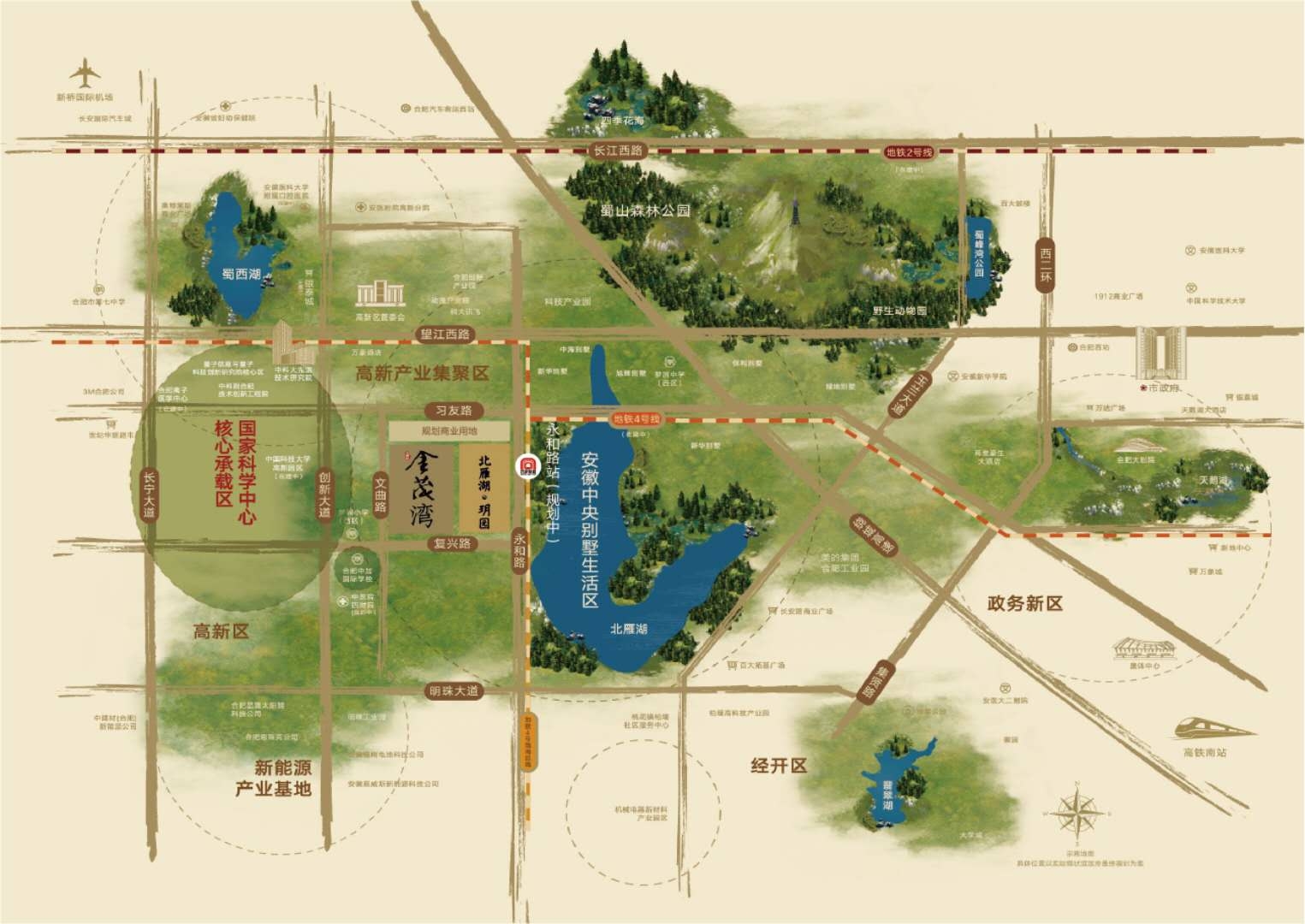 北雁湖玥园区位图
