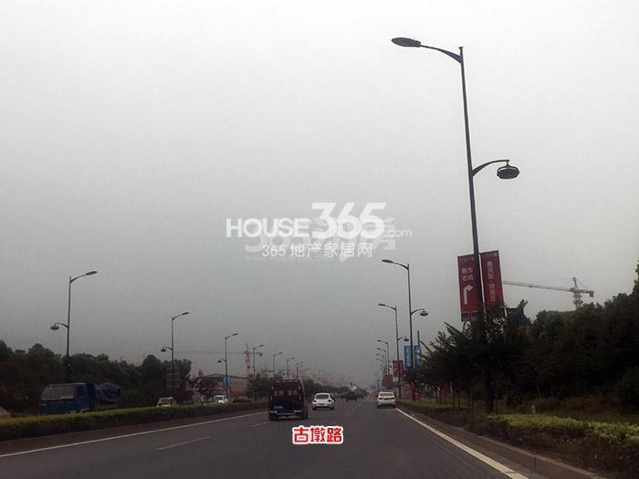 2015年7月奥克斯缔壹城项目周边道路实景
