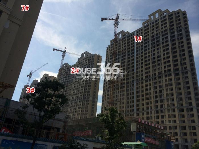 2015年7月恒基旭辉府项目实景--1、2、3、7号楼