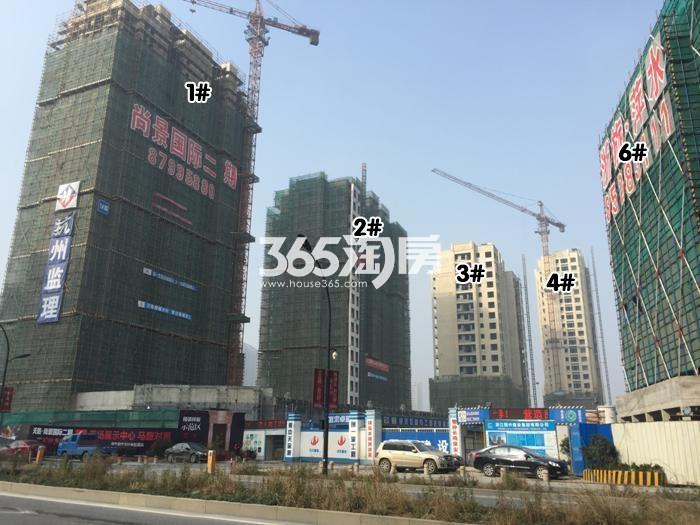 2016年1月天阳尚景国际项目实景--二期1-4号楼及浙旅萍水6号楼